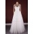 A-line Straps Lace and Tulle Bridal Gown Wedding Dress WD010755