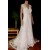 A-line V-neck Beaded Lace Bridal Gown Wedding Dress WD010779