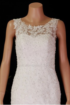 Trumpet/Mermaid Beaded Lace Bridal Gown Wedding Dress WD010780