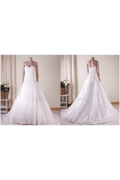 A-line Sweetheart Lace Bridal Gown Wedding Dress WD010783