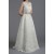 A-line Beaded Lace Bridal Gown Wedding Dress WD010788