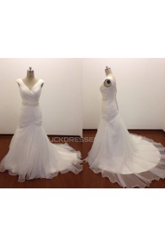 Trumpet/Mermaid Beaded Bridal Wedding Dresses WD010822