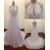 A-line Long Sleeves Beaded Chiffon Bridal Wedding Dresses WD010823