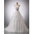 A-line Strapless Beaded Lace Bridal Wedding Dresses WD010846