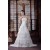 A-Line Lace Organza Strapless Sleeveless Wedding Dresses 2030009