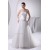 A-Line Sleeveless Beaded Strapless Wedding Dresses 2030024