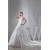 Ball Gown Sleeveless Satin Lace Fine Netting Wedding Dresses 2030025