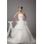 Ball Gown Strapless Beaded Appliques Court Train Wedding Dresses 2030027