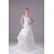 A-Line Sweetheart Beaded Appliques Court Train Wedding Dresses 2030028