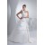 A-Line One-Shoulder Chapel Train Handmade Flowers Wedding Dresses 2030045