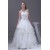 Amazing A-Line Satin Organza Beaded Applique Sweetheart Wedding Dresses 2030055