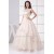 Ball Gown Sleeveless Satin Organza Fine Netting Lace Wedding Dresses 2030062