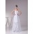 A-Line Sweetheart Beaded Appliques Chiffon Lace Wedding Dresses 2030081