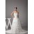 Breathtaking Sweetheart A-Line Chiffon Satin Sweet Wedding Dresses 2030086