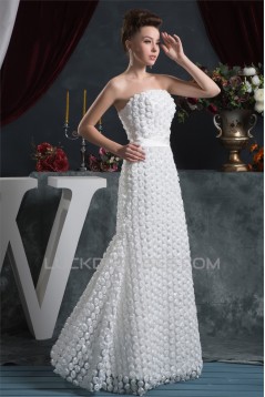Strapless Sleeveless A-Line Wedding Dresses 2031003