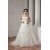 Strapless Sleeveless Satin Fine Netting Wedding Dresses 2031007