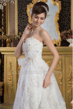 Sweetheart Sheath/Column Sleeveless Satin Fine Netting Lace Wedding Dresses 2031023