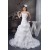 Sweetheart Sleeveless Satin A-Line Lace Wedding Dresses 2031029