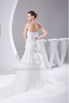 Trumpet/Mermaid Sweetheart Sweep Train Wedding Dresses 2030103