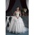 A-Line Strapless Sleeveless Beaded Applique Wedding Dresses 2031036