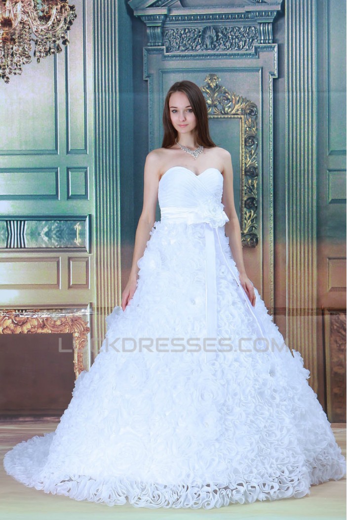 Unique Design Sleeveless Sweetheart Ball Gown Wedding Dresses 2031039