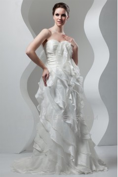 Unique Design Sweetheart Sheath/Column Sleeveless Wedding Dresses 2031041