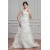 Wholesale Strapless Satin Organza Sleeveless A-Line Wedding Dresses 2031056