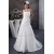 Wonderful A-Line Satin Taffeta Sleeveless Halter Wedding Dresses 2031058