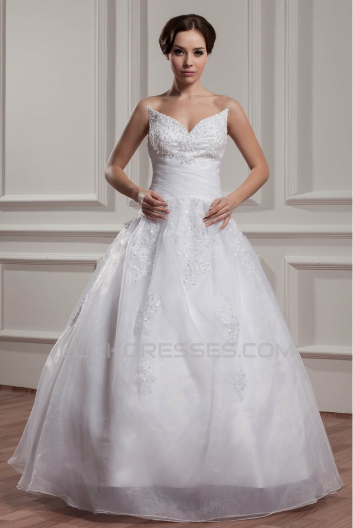 Wonderful A-Line Sweetheart Sleeveless Lace Floor-Length Wedding Dresses 2031064