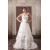 A-Line Satin Sleeveless Sweetheart Embellished Wedding Dresses 2031083