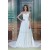 A-Line Sleeveless Chiffon Satin Sweetheart Wedding Dresses 2031084