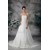 A-Line Sleeveless Sweetheart Lace Fine Netting Wedding Dresses 2031086