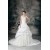 A-Line Soft Sweetheart Taffeta Sleeveless Beaded Applique Wedding Dresses 2031091