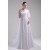 A-Line Chiffon V-Neck Half Elbow Sleeve Wedding Dresses 2030110