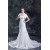 Amazing A-Line Sweetheart Taffeta Beaded Wedding Dresses with A Short Sleeve Jacket 2031104