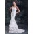 Amazing Taffeta Strapless Mermaid/Trumpet Sleeveless Wedding Dresses 2031118
