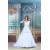 attractive Sleeveless Satin Straps A-Line Most Beautiful Wedding Dresses 2031121