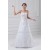 Beautiful Sleeveless Satin Organza A-Line Halter Wedding Dresses 2031135