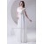 Fantastic Flared Sleeves Strapless A-Line Chiffon Wedding Dresses Maternity Wedding Dresses 2031179