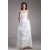 Fantastic Taffeta Sleeveless Sheath/Column Halter Wedding Dresses 2031186