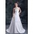 Fantastic Taffeta Sweetheart A-Line Sleeveless Beaded Wedding Dresses 2031187