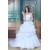 Hot Sale Strapless A-Line Satin Sleeveless New Arrival Wedding Dresses 2031223