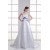 Hot Sale Strapless Sleeveless Satin A-Line Wedding Dresses with Color 2031225