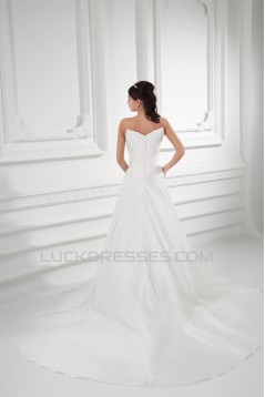 Latest Design Bowl Taffeta A-Line New Arrival Wedding Dresses 2031227