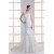 Mermaid/Trumpet Sleeveless Strapless Satin Fine Netting Wedding Dresses 2031238