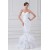 Mermaid/Trumpet Sweetheart Sleeveless Organza Taffeta Wedding Dresses 2031241