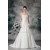 New Arrival A-Line Sweetheart Sleeveless Satin Beaded Lace Wedding Dresses 2031244