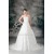 New Arrival Satin Lace Sweetheart A-Line Sleeveless Wedding Dresses 2031248