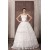 Princess Sleeveless Satin Fine Netting Strapless Wedding Dresses 2031265