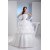 Ball Gown Strapless Chapel Train Lace Wedding Dresses 2030128